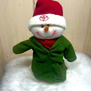 Toyota collectors snowman. 2009. In like new condition. He has a spring inside